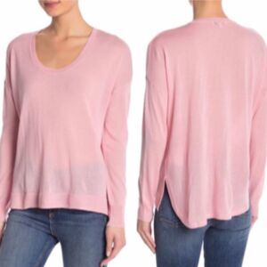 MADEWELL Southstart Merino Wool Blend Lightweight Sweater Women’s Pink S.
